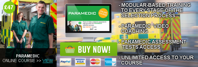 PARAMEDIC ONLINE LEARNING COURSE BANNER