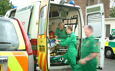 paramedics are employed by the east england ambulance service